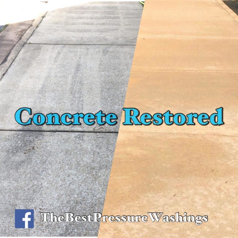 Concrete restoration cleaning in LaGrange GA